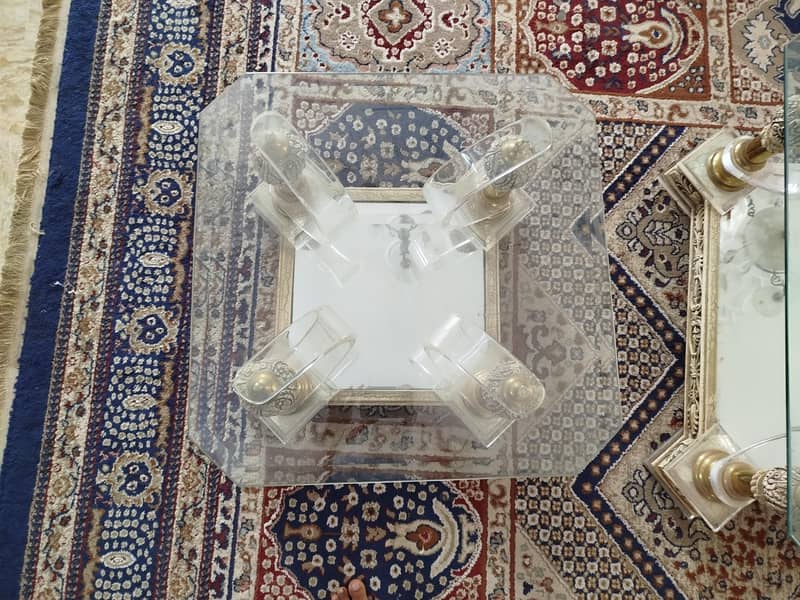 3 PCs set center and side tables 4