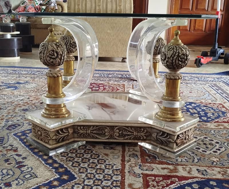 3 PCs set center and side tables 5