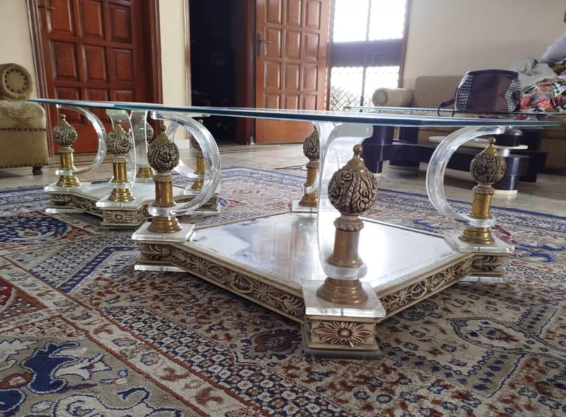 3 PCs set center and side tables 6