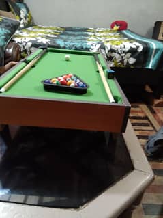 snooker tabel for kidz only 2 3 times used