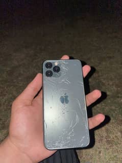 Iphone 11 pro non pta scom working 256 gb back break only