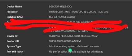 selling core i 7-4790S with 16gb ram