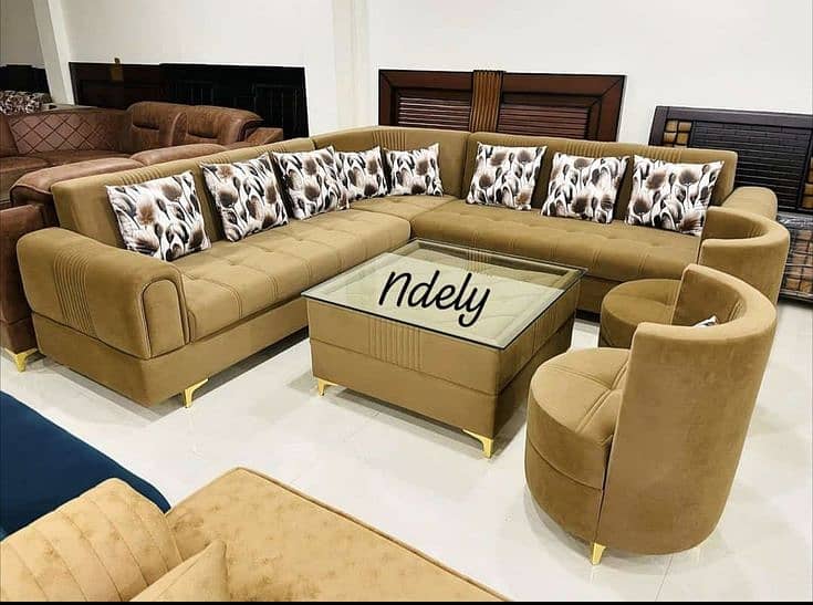 L Shaped sofa set - 7 Seater sofa set - 5 seater sofa - Sofa set -Sofa 3