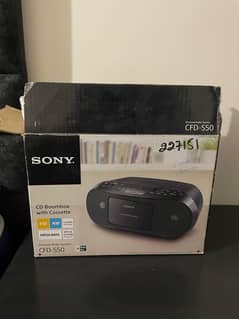 Sony CFD-S50 CD boompack with cassette