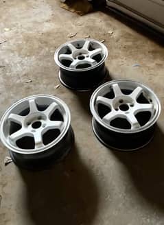 Te37 15 size Rims