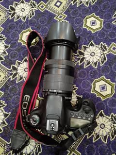 canon 60d with 18 135mm lense + flash light + silicone cover