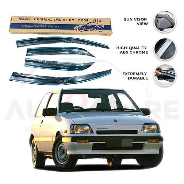 Suzuki Khyber Sun Visor with Chrome for Air Press - Compatible with Models 1990-1999