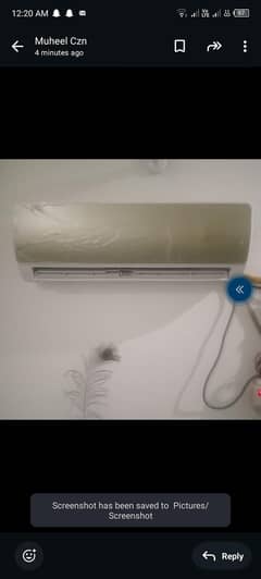changhong ruba ac 1 ton new condition 2 month used