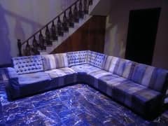 L-shaped sofa