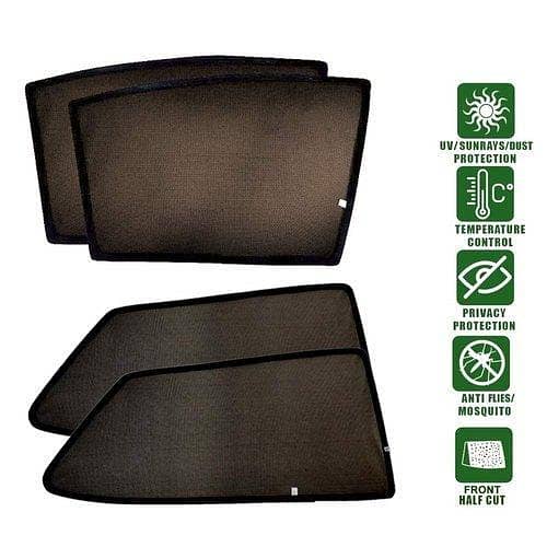 MINI Pajero Side Window Curtains and Sun Shades for Circle Headlight Models