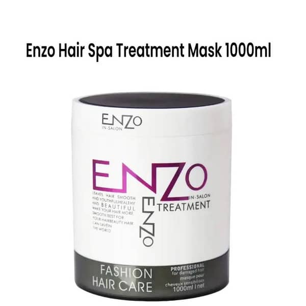 Enzo Hair Spa Treatment Mask - 1000ml for Nourishing and Repairing All Hair Types