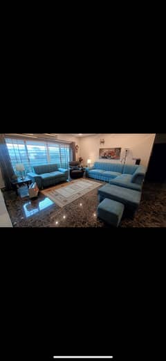L shaped plus 2 seater set.