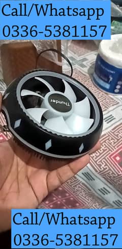 New Thunder RGB CPU Cooler Processor AMD Intel Bracket Socket AM4 AM5