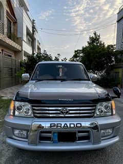 Prado TX limited 2002 beige room 7 seater isb num