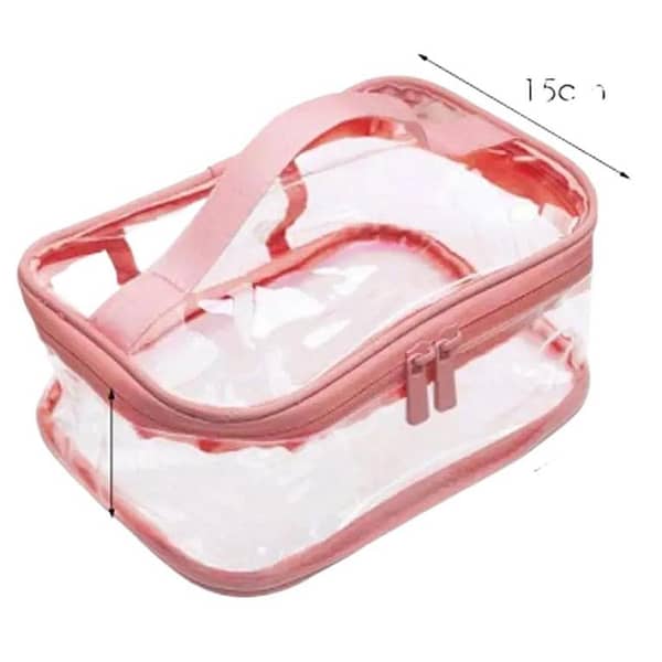 Large Pink Cosmetic and Makeup Bag for All Your Essentials