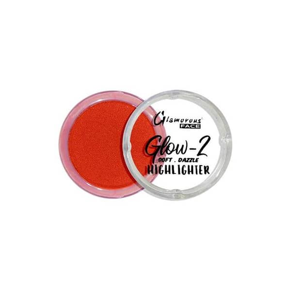 Glamorous Face Glow 2 Highlighter - Soft Dazzling Finish in 18 Hot Hotty Red