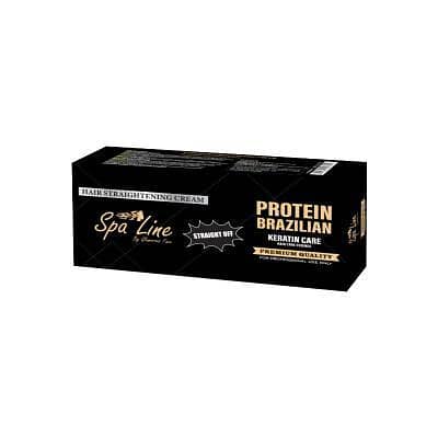 Glamorous Face Spa Line Hair Straightening Cream with Brazilian Protein