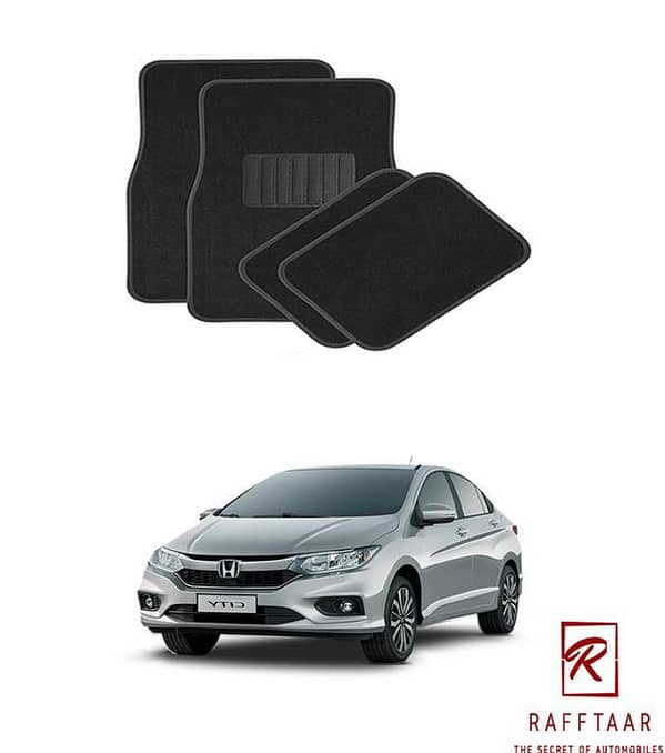 Honda City 2009-2020 Custom Fit Anti-Slip Floor Mats - Executive Series Carpet Protection