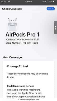 apple Airpods pro 1