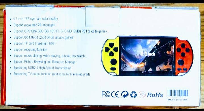 psp X7 plus game console 3