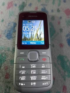 Nokia C1.01 PTA approved original mobile and original charger k sath