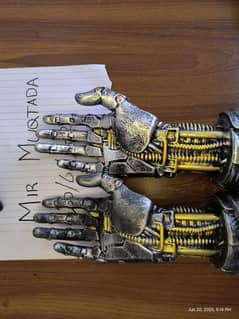 cyber-punk style costume hand
