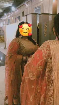Fully embroidered baby pink  lehnga