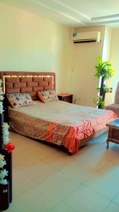 Short time 1bed ROM full furnished apartments safe and scour 100%coupe allow