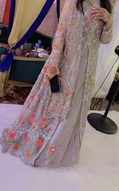 Long Nikkah engagement maxi with lehnga