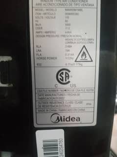 window ac with supply 24000  condition 9/10
