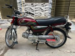 Honda CD 70 Lush Condition 14/6/23 Purchase
