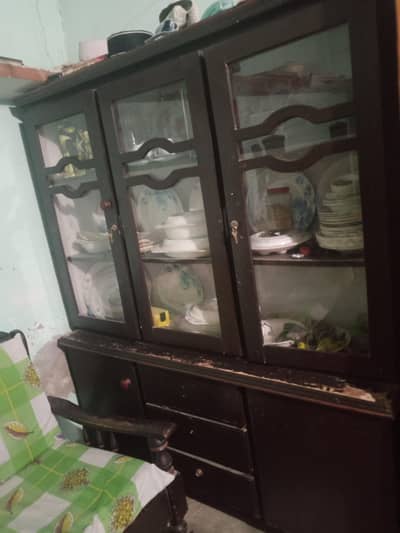 Wooden wardrobe