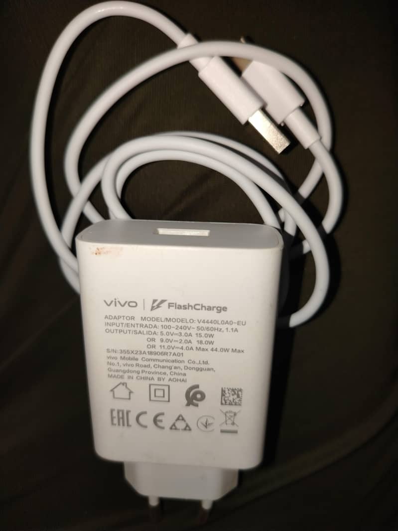 Vivo V23 Original Charger Box Pulled 100% Original 2