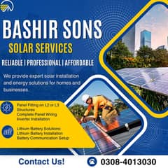 Solar Fitting - Solar Installation - Solar Structure - Solar Panel