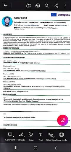 Experienced Home tutor available
