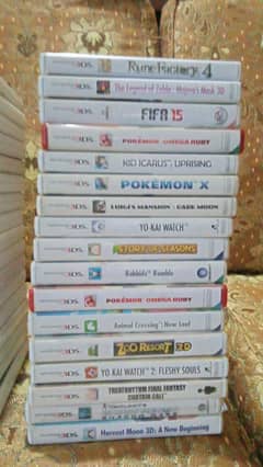 Nintendo 3DS games in mint condition