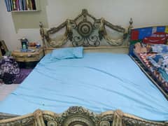 Complete Bed set with mattress and additional stuff