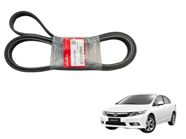 Genuine Honda Civic Rebirth Fan Belt 6PK-2093 (Part Number: 31110-R1A-A01)