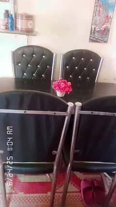 Dining table with 4 chairs