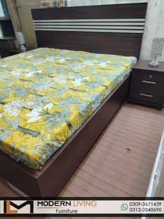 King size bed with 2 side tables best quality in your choice colours