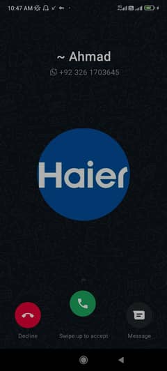Haier ac fitting