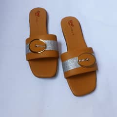 woman's synthetic leather casual flats