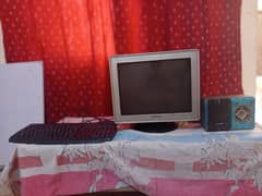 MONITOR AND KEYBOARD