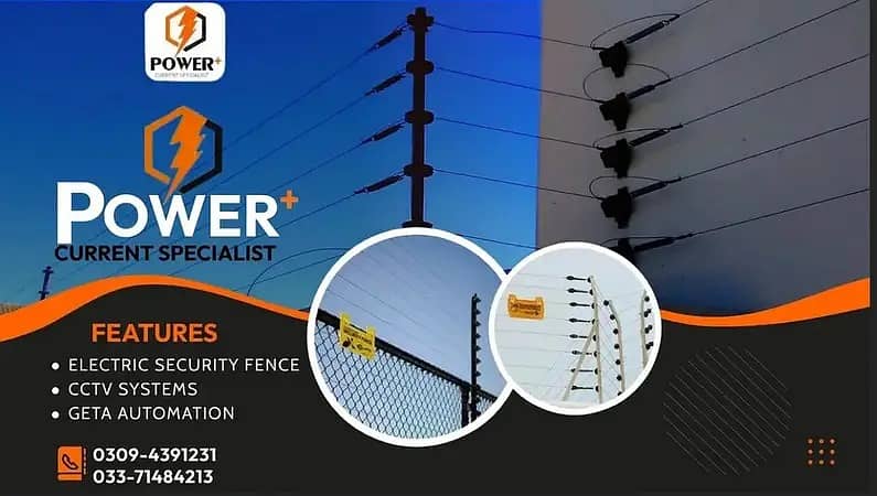 Electric Security Fence , System and Gate Automation 14