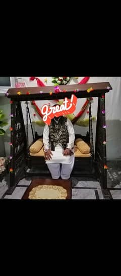 wooden Jhola