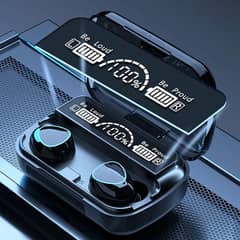 M10 Wireless Bluetooth Earbuds - HD Sound, Touch Control, Long Battery