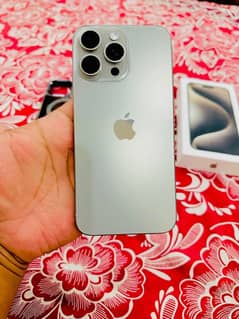 iPhone 15 pro max 256gb Dual physical sim PTA Approved