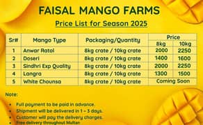 Premium Multani Mangoes