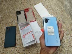 xiaomi MI 11 lite 6gb plus 2GB 128 GB all ok mobile with box