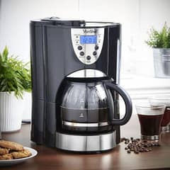 Vonshef 230V Digital Programmable  Coffee Maker with Built